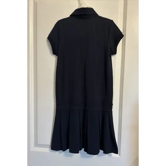 Gap Kids Navy Knit Pleated Girls Dress Sz MD NWT - Picture 2 of 5